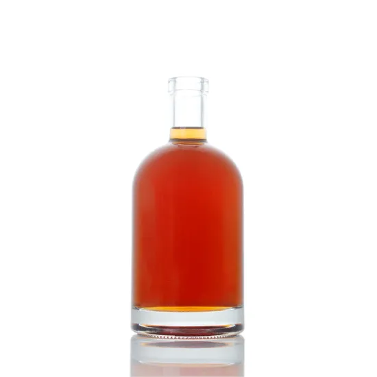 Ready Wholesale 150ml 500ml 700ml 750ml Stock Gin Rum Tequila Whisky Brandy Vodka Women Brandy Heart Gun Shaped Blue Square Flat Cylinder Boston Glass Bottle 