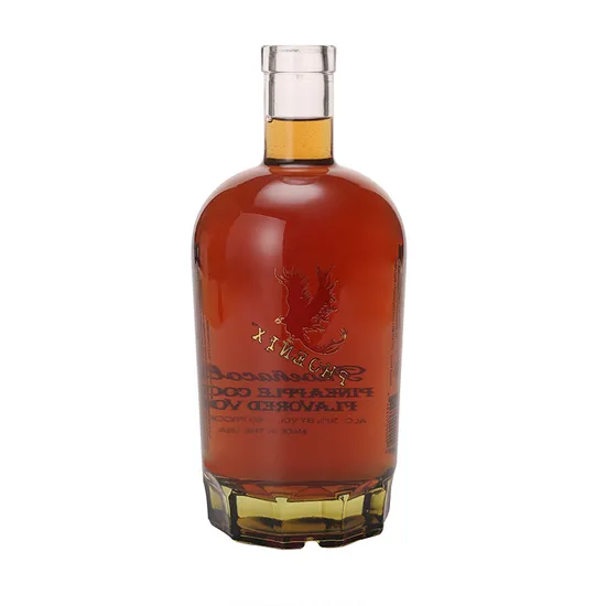 High Quality 1 Liter Extra Flint Glass Bottles for Whisky Rum Liquor Tequila Gin 