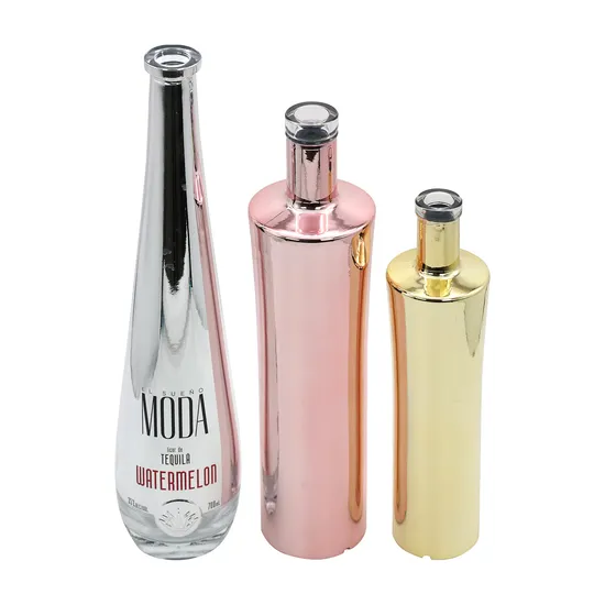 50ml 250ml 375ml 500ml 700ml 750ml Luxury Brand Glass Vodka Whisky Tequila Brandy Spirit Bottle 