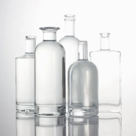 Wholesale Custom 750ml Clear Emty Black Blue Crystal Liquor Spirits Gin Rum Vodka Whisky Gun Square Personalized Tequila Glass Bottle 