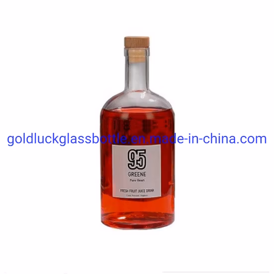 Customized Vodka Glass Bottle/Spirits Bottle/Wine Bottle/Tequlia/Bottle/Rum Bottle/Whisky Bottle/Liquor Bottle/Water Bottle/Glass Bottles with Custom Logo Paint