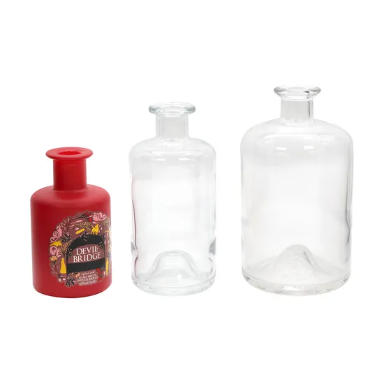 50ml 700ml 750ml 1000ml High Quality Custom Glass Vodka Whisky Tequila Brandy Spirit Bottle 