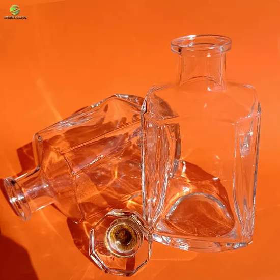 500ml 700ml Custom Hot Sale Whisky Gin Brandy Tequlia Glass Bottle for Liquor 