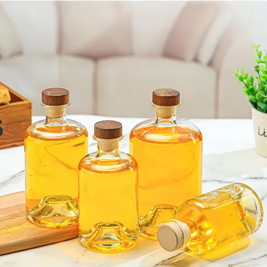 100ml 250ml 375ml 500ml 750ml Glass Wine Vodka Whiskey Fruit Wine Rum Bottle 